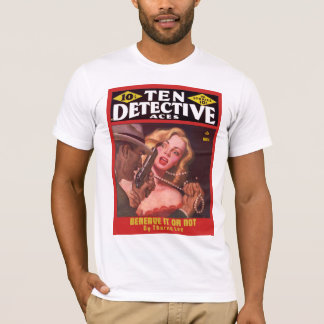 DETECTIVE Cool  Pulp Magazine Hoesje Art T-shirt