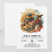 Detective Custom Printable Verjaardag Kaart (Voorkant / Achterkant)