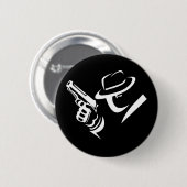 Detective Mobster Button 2 (Voorkant /achterkant)