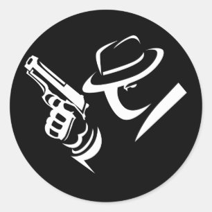 Detective Mobster Sticker 2