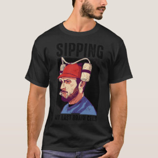 Detective strip met schaakbordpatroon. t-shirt