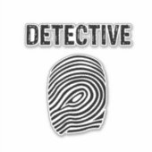 Detective, voor detective sticker (Voorkant)