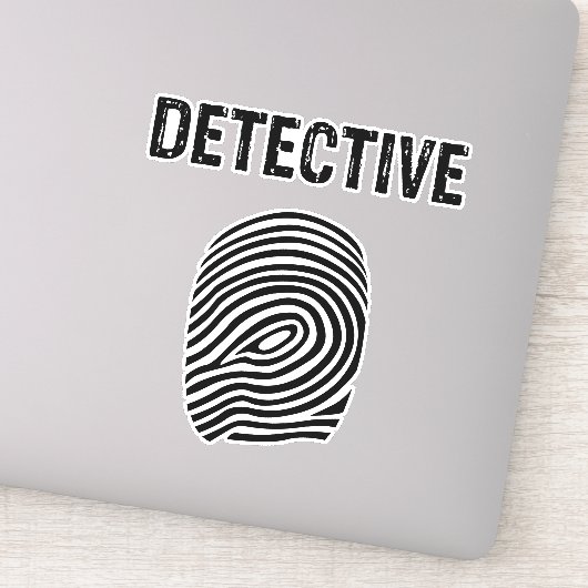 Detective, voor detective sticker (Detail)