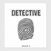 Detective, voor detective sticker (Vel)