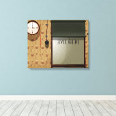 Detectivebureau Canvas Afdruk (Insitu (Houten vloer))