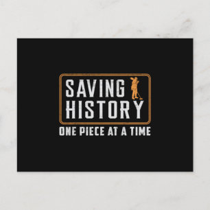 Detector Detectorist Metaal Cadeauidee detecteren Briefkaart