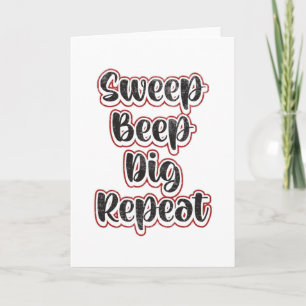 Detectorist Metaal Detecteren Herhaal Grappig gesc Kaart