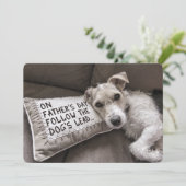 Détendez-vous comme la carte de Fête des pères pou (Debout devant)