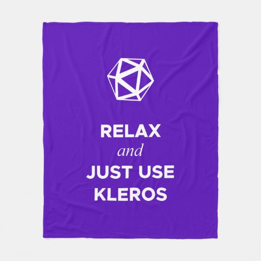 Détendez-vous et utilisez simplement la couverture (Devant)