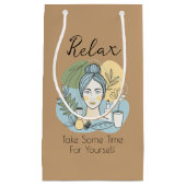 Détendez-vous Spa à thème Sacs cadeaux (Devant)