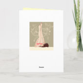 Détendez-vous sur votre carte femme anniversaire (Dos)