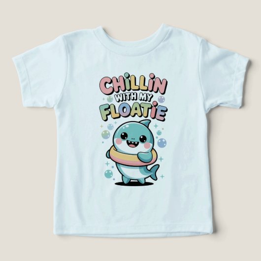 Détente avec mon flotteur | Bébé Requin (Design Recto)