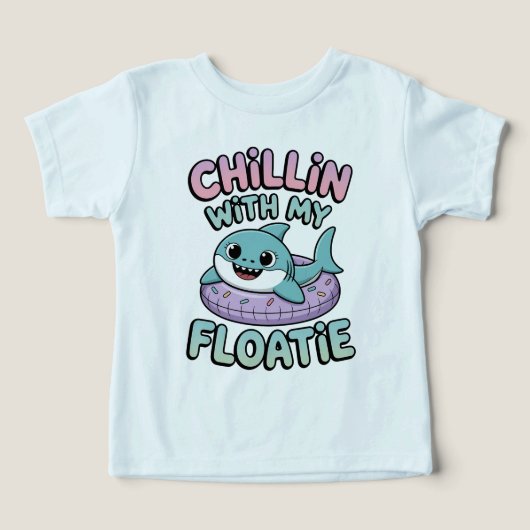 Détente avec mon flotteur | Bébé Requin (Design Recto)