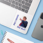 Détenu P01135809 L'a fait! autocollants (Ordinateur portable avec iPhone)