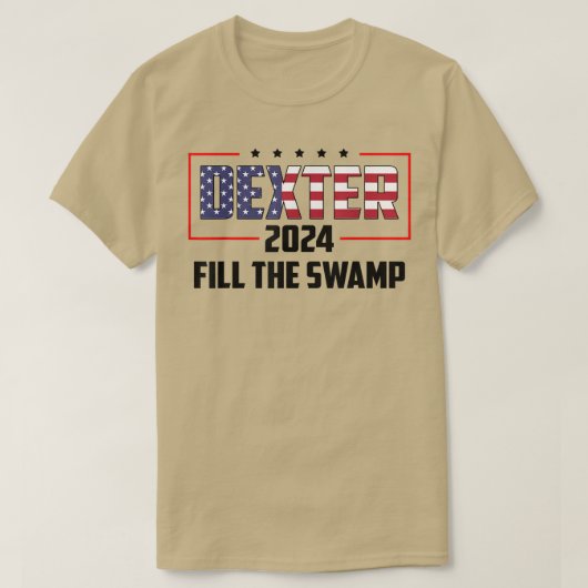Deter 2024 Fill The Swamp 1747 T-shirt (Design voorkant)