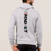 Détermination inébranlable | Sweat à capuche zippé (Dos)