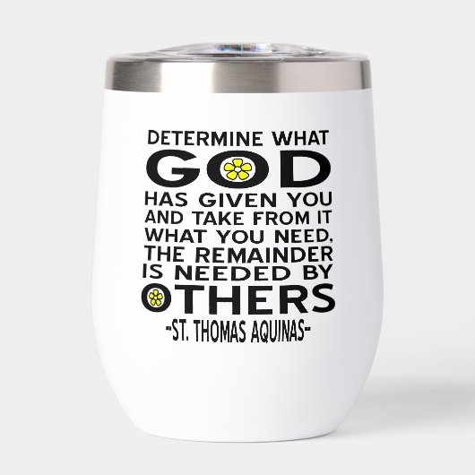 Déterminez Ce Que Dieu Vous A Donné Citation D'Aqu (Avant)