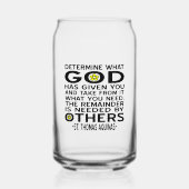 Déterminez Ce Que Dieu Vous A Donné Citation D'Aqu (Recto)