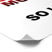 Détester les gens ça épuise Affiche drôle (Coin)
