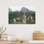 Detian Waterfall, Chine Impression photo encadrée (Cuisine)