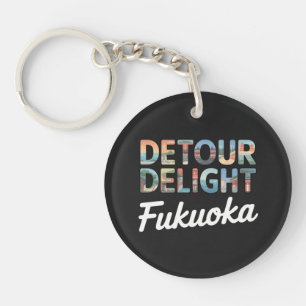 Detour Delight - Reizen naar Fukuoka Sleutelhanger