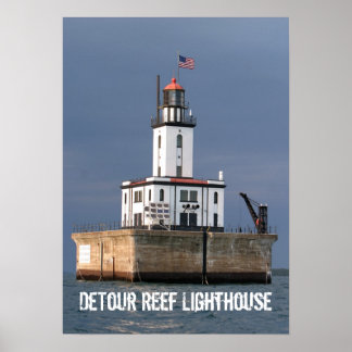 DeTour Reef vuurtoren Poster