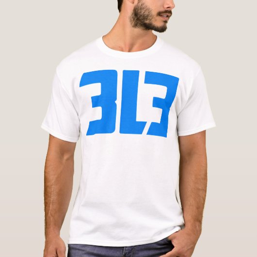 Detroit 313 t-shirt (Voorkant)