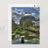 Detroit - Belle Isle Post Card Briefkaart (Voorkant / Achterkant)