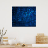 Detroit Blue I - Impression en toile (Cuisine)