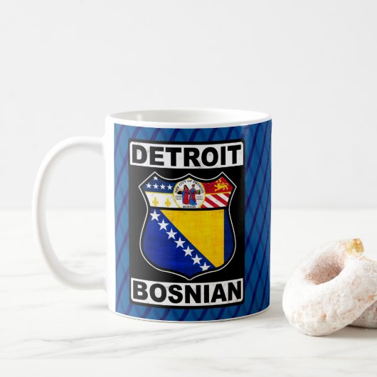 Detroit Bosnian-Amerikaanse Mok (Met donut)