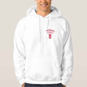 Detroit bouwt Hockey Hooded Sweatshirt