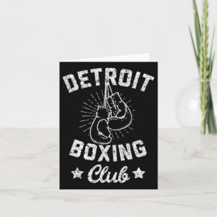 Detroit Boxing Club - Boxerhandschoenen Kaart