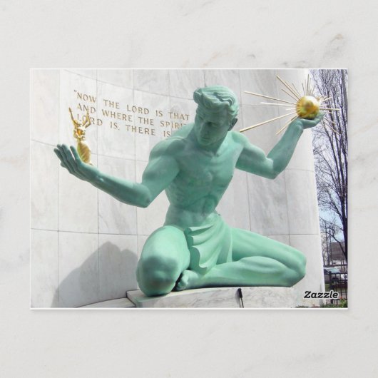 Detroit Briefkaart (Achterkant)