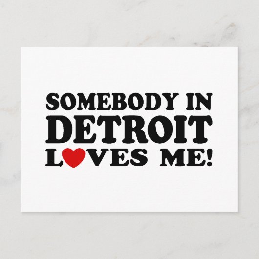 Detroit Briefkaart (Voorkant)