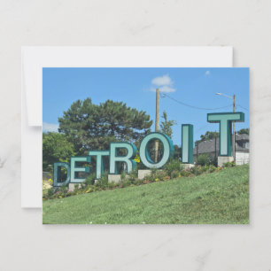 Detroit Briefkaart