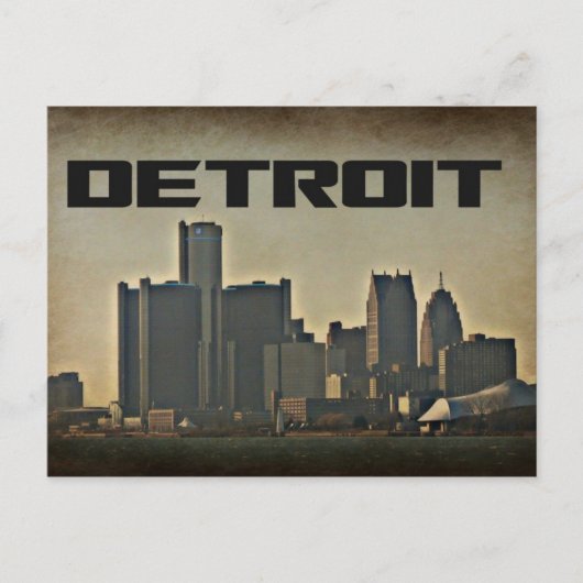 Detroit Briefkaart (Voorkant)
