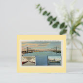  Detroit-brug naar Windsor Canada Briefkaart (Staand voorkant)