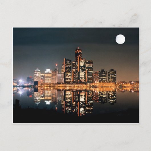 Detroit City Briefkaart (Voorkant)