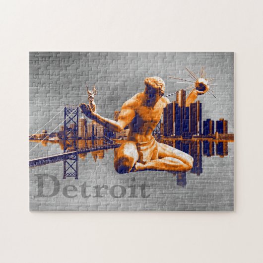 Detroit City Legpuzzel (Horizontaal)