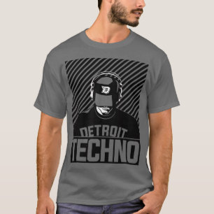 Detroit City Style Kleding - Detroit Techno T-shirt