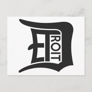 Detroit D Briefkaart