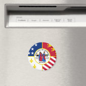 Detroit Flag Magneet (Insitu (Vaatwasser))