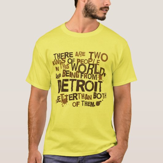Detroit (Funny) Gift T-shirt (Voorkant)