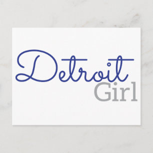 Detroit Girl Briefkaart