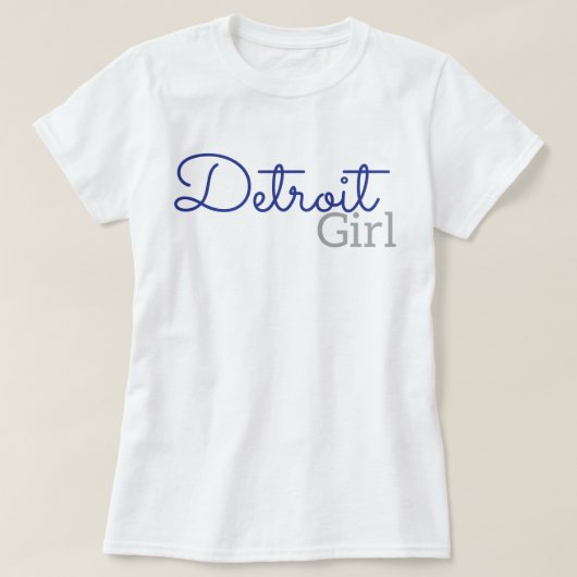 Detroit Girl T-shirt (Design voorkant)