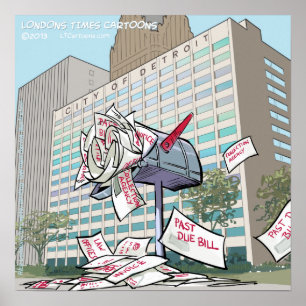 Detroit heeft Mail Funny Poster