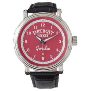 Detroit Hockey 12 uur horloge