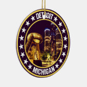 Detroit Keramisch Ornament (Rechts)