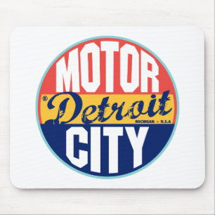 Detroit Label Muismat