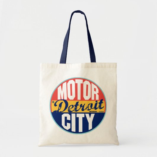 Detroit  Label Tote Bag (Voorkant)